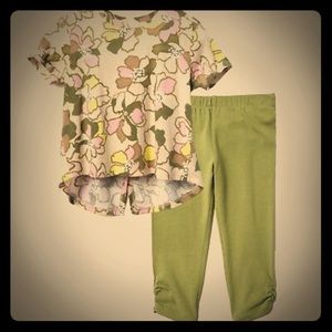 Gymboree Girl’s Matching Top and Leggings NWT